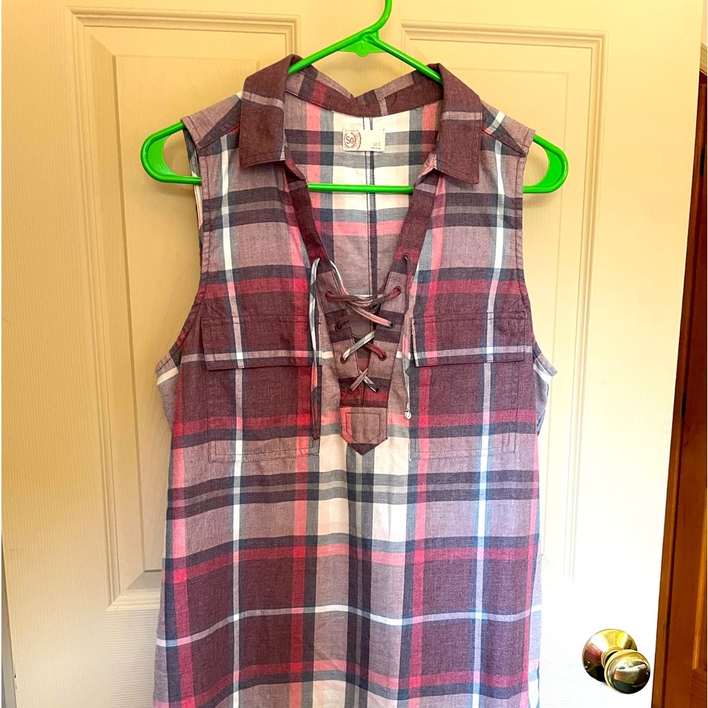 So cotton sundress (medium length)